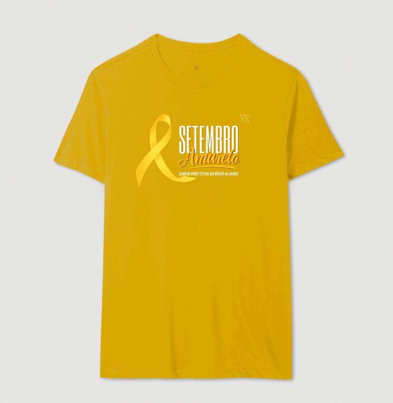 Camiseta Setembro Amarelo - Ajudar pode estar ao nosso alcance - Imagem 5