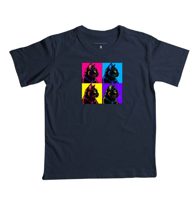 Gato Preto Pop Art - Imagem 2