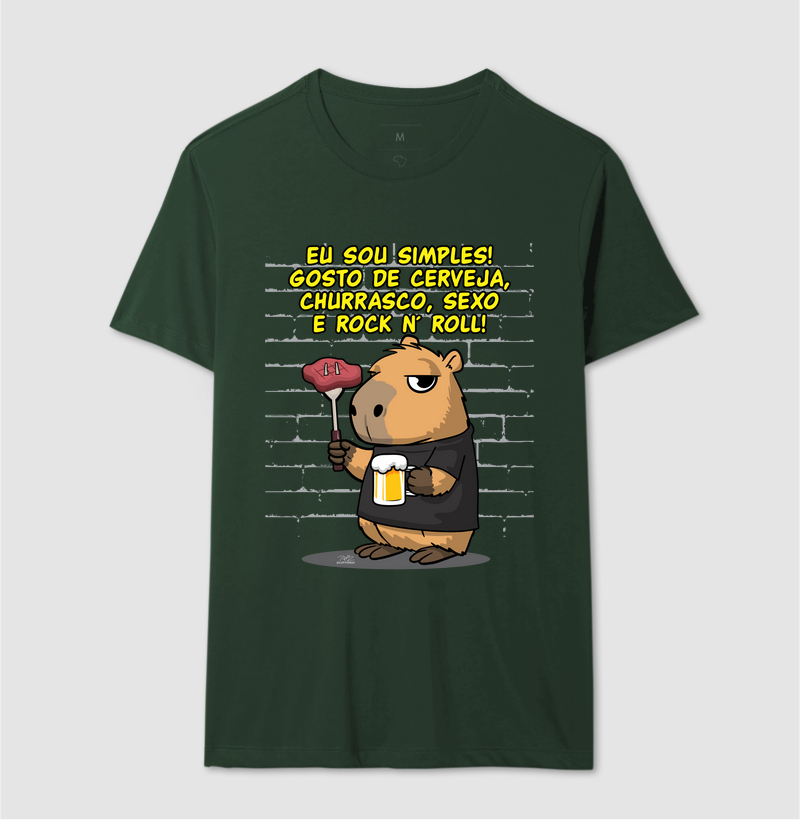 Camiseta Capivara rock simples - Imagem 12