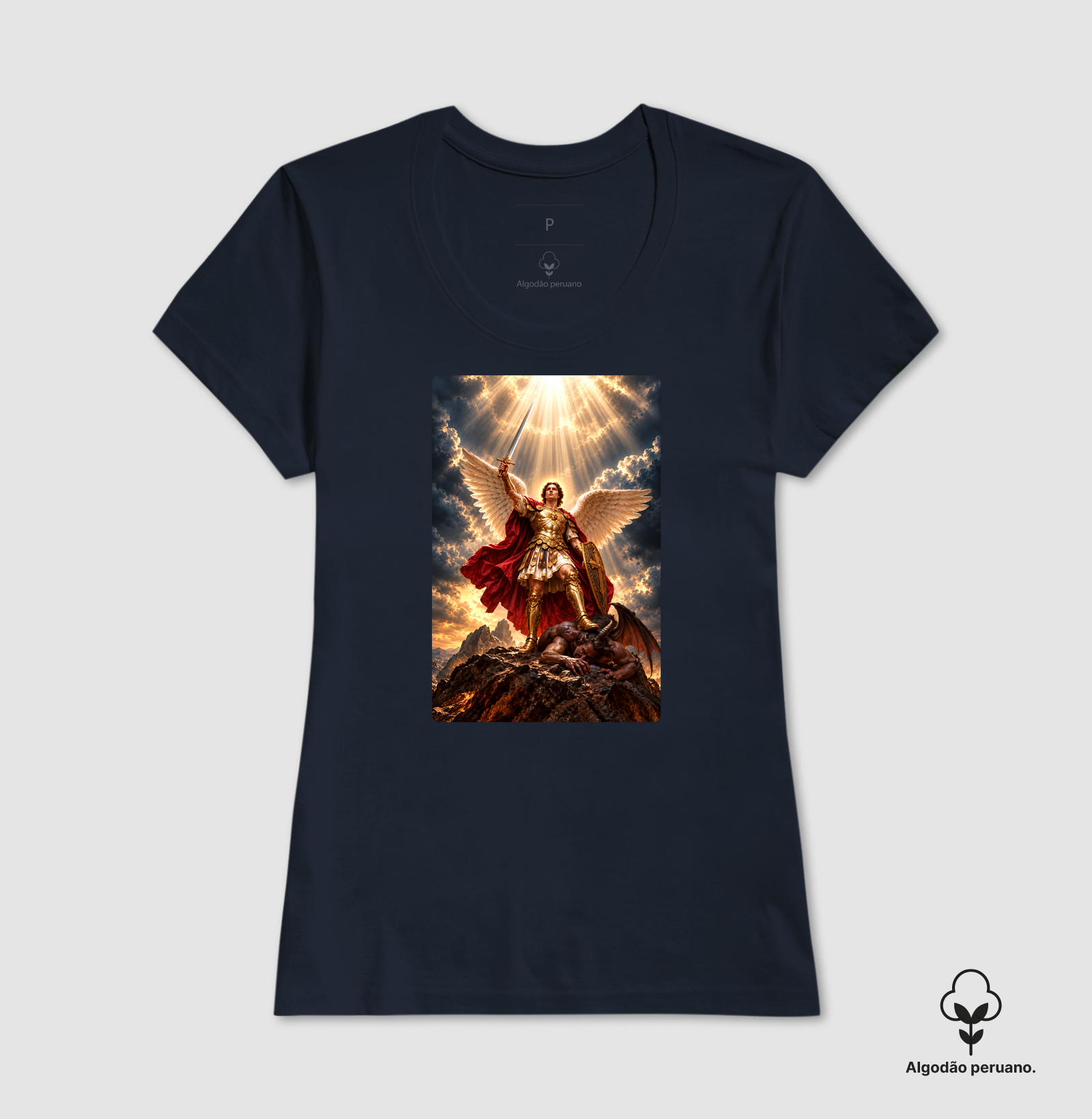 Camisa Católica São Miguel Arcanjo Vitorioso - Imagem 8