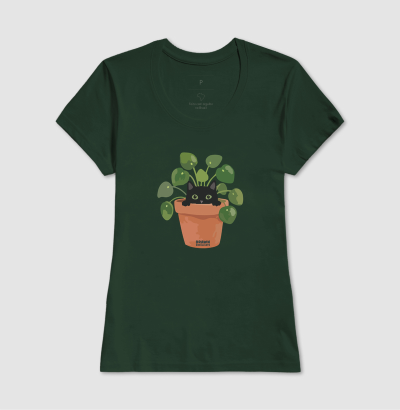Gato preto dentro do vaso de planta - Imagem 12
