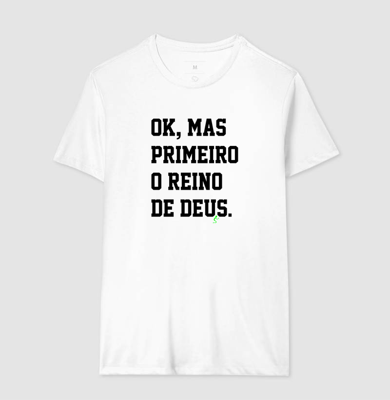 Camiseta Cristã Primeiro o Reino de Deus - Imagem 4