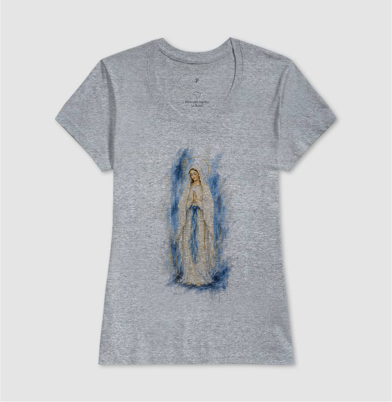 Nossa Senhora de Lourdes Pintura - Imagem 9