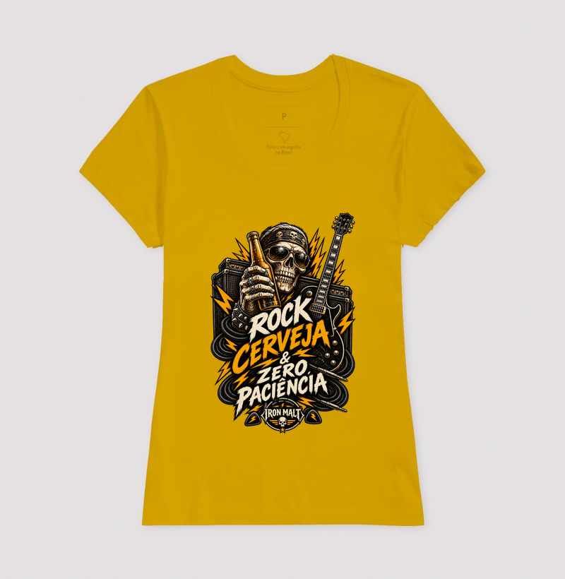 Camiseta Rock, Cerveja & Zero Paciência - Imagem 15