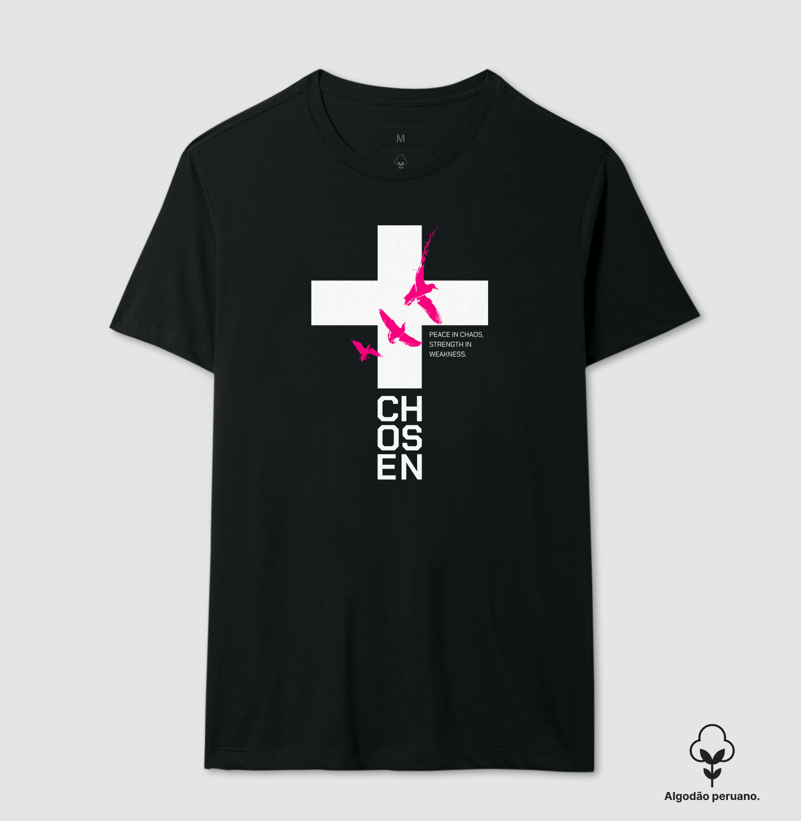 Camiseta Masc. Algodão Peruano Chosen - Imagem 2