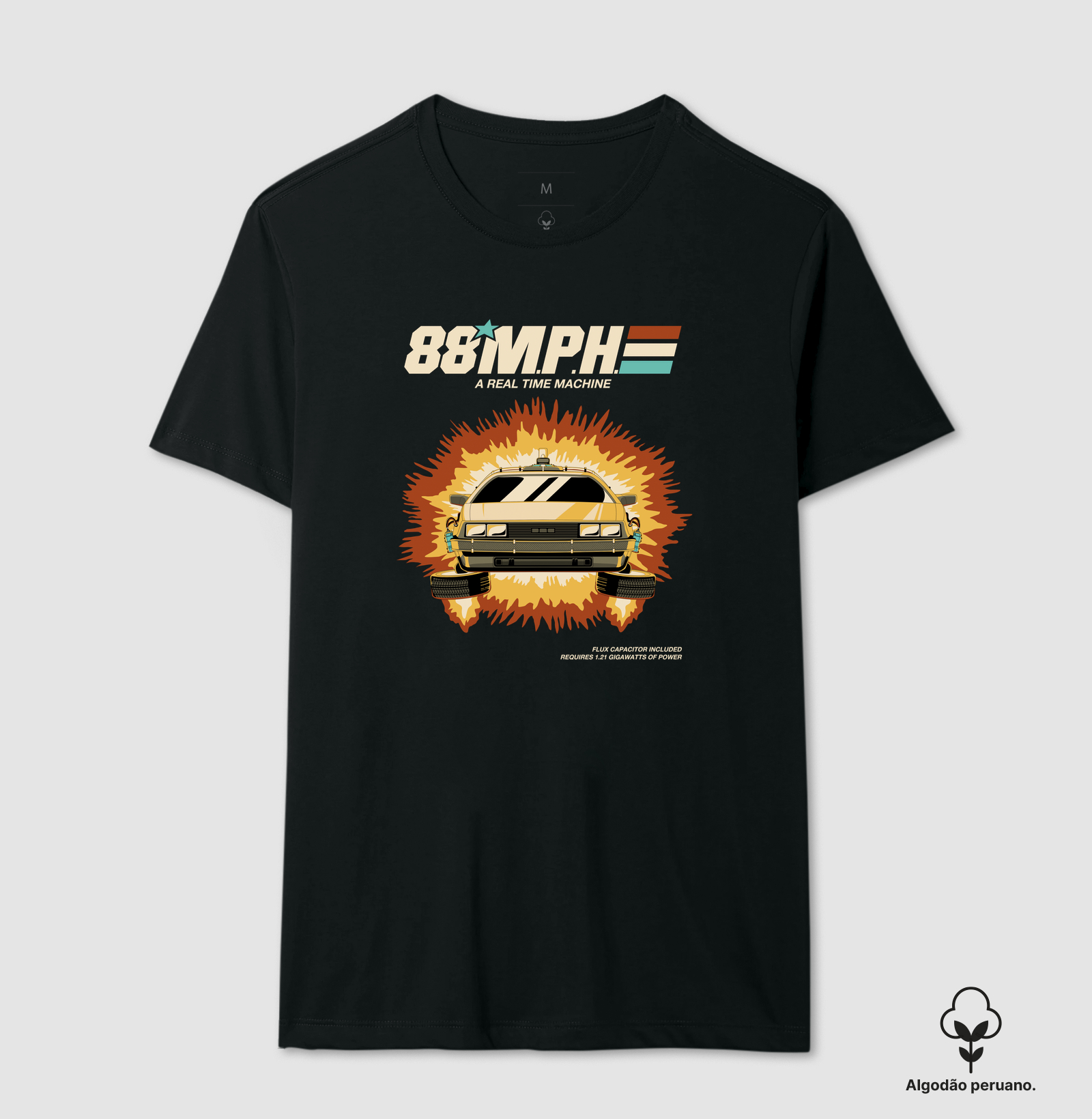 Camiseta Algodão Peruano A Real Time Machine - Imagem 4