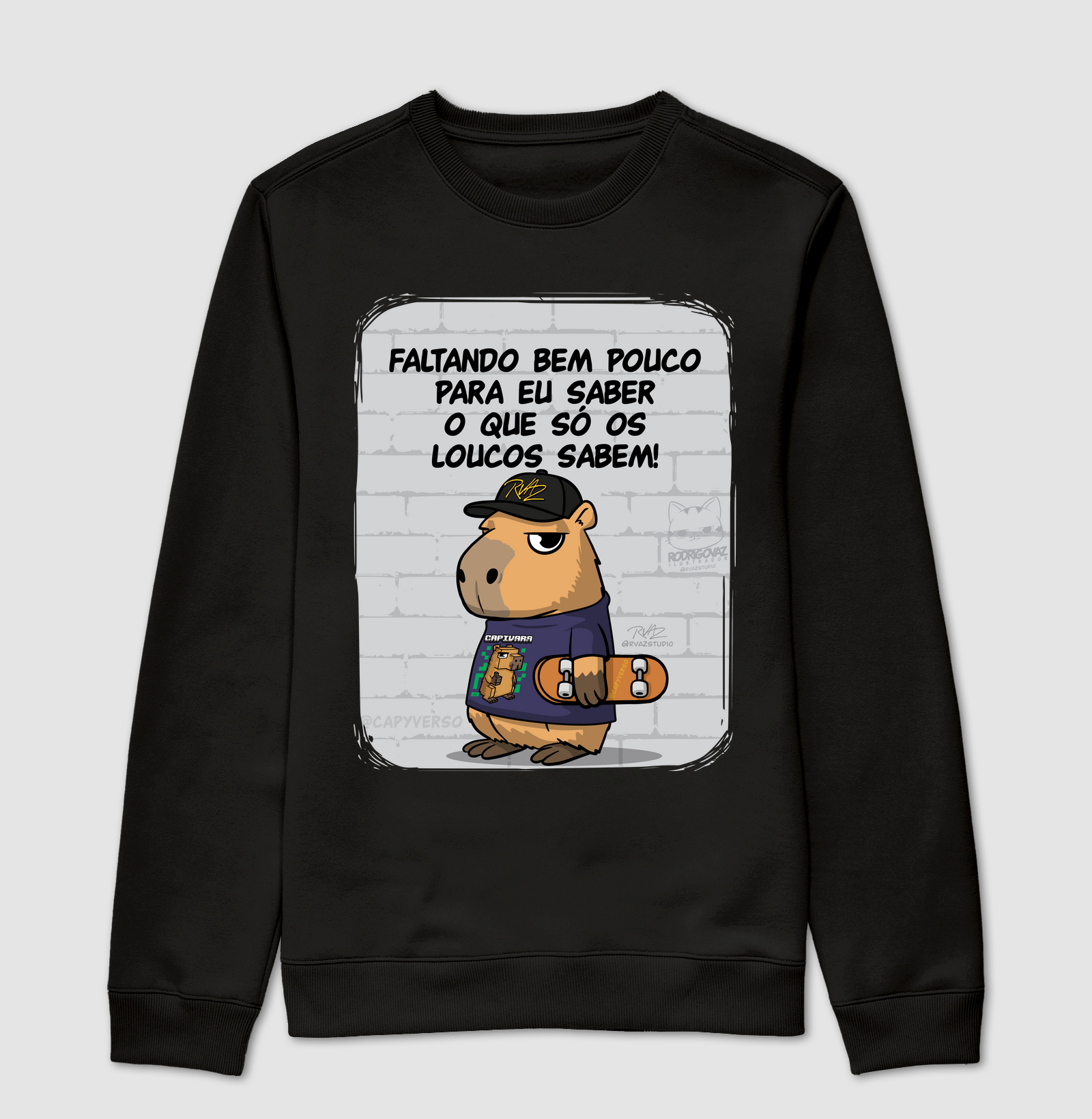 Camiseta Capivara só os loucos - Imagem 4