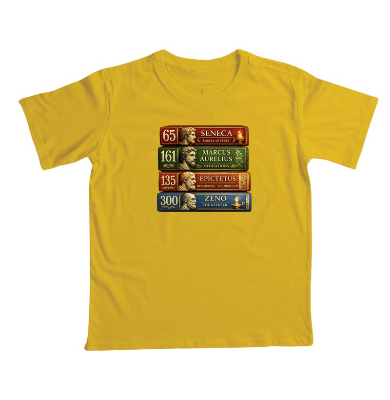 Camiseta Estoicismo "Stoic Library" - Imagem 4