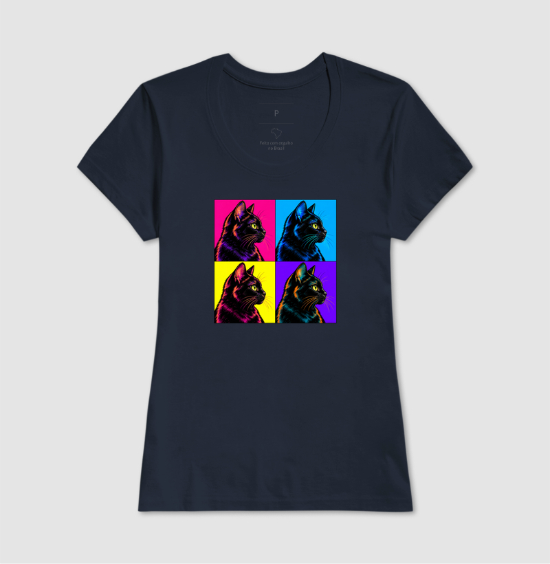 Gato Preto Pop Art - Imagem 7