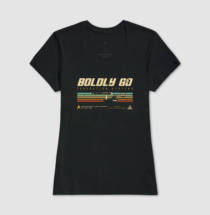 Camiseta Retro Vintage Starship - Imagem 3