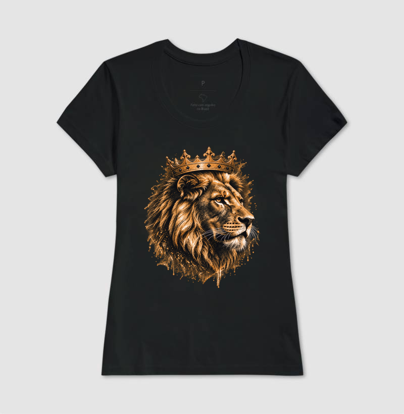 Leão Coroado — Camiseta Oversized - Imagem 3