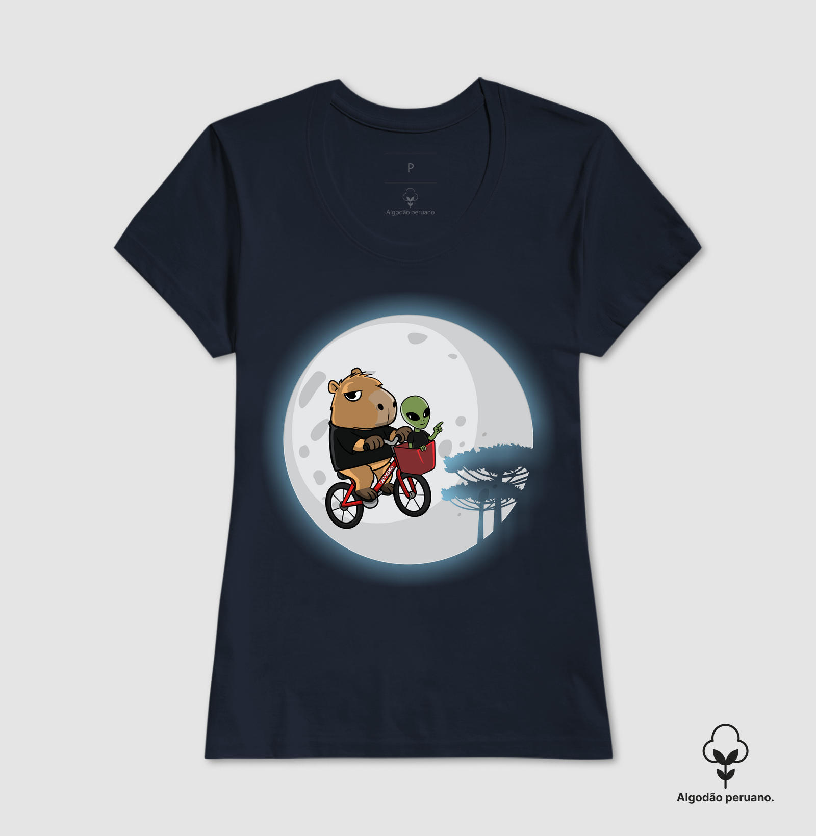 Camiseta Capivara Extraterrestre retro - Imagem 5