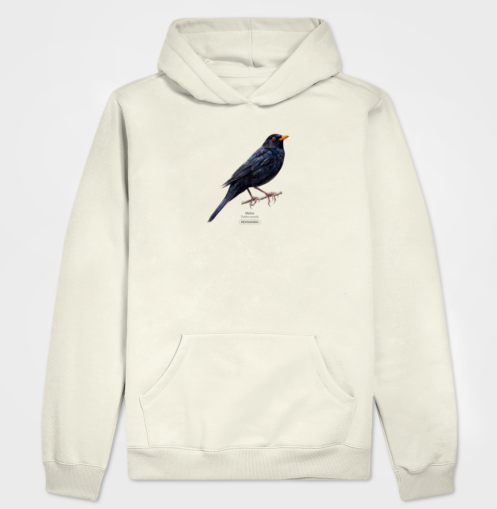 Traços Alados - Melro - Moletom Hoodie - Imagem 5