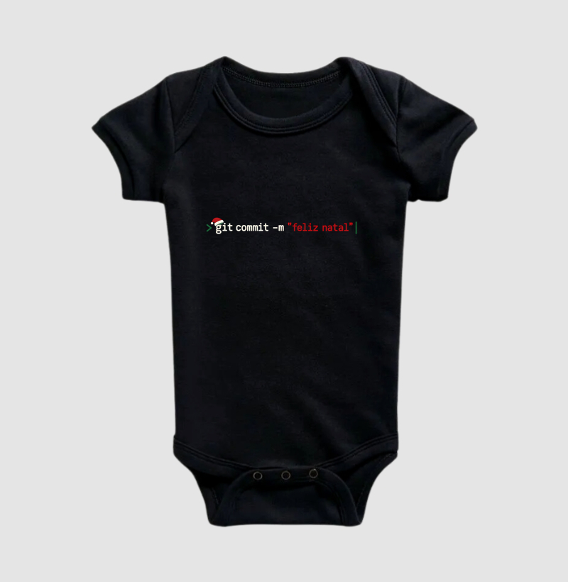 git commit -m "feliz natal" — Christmas Dev - Imagem 2