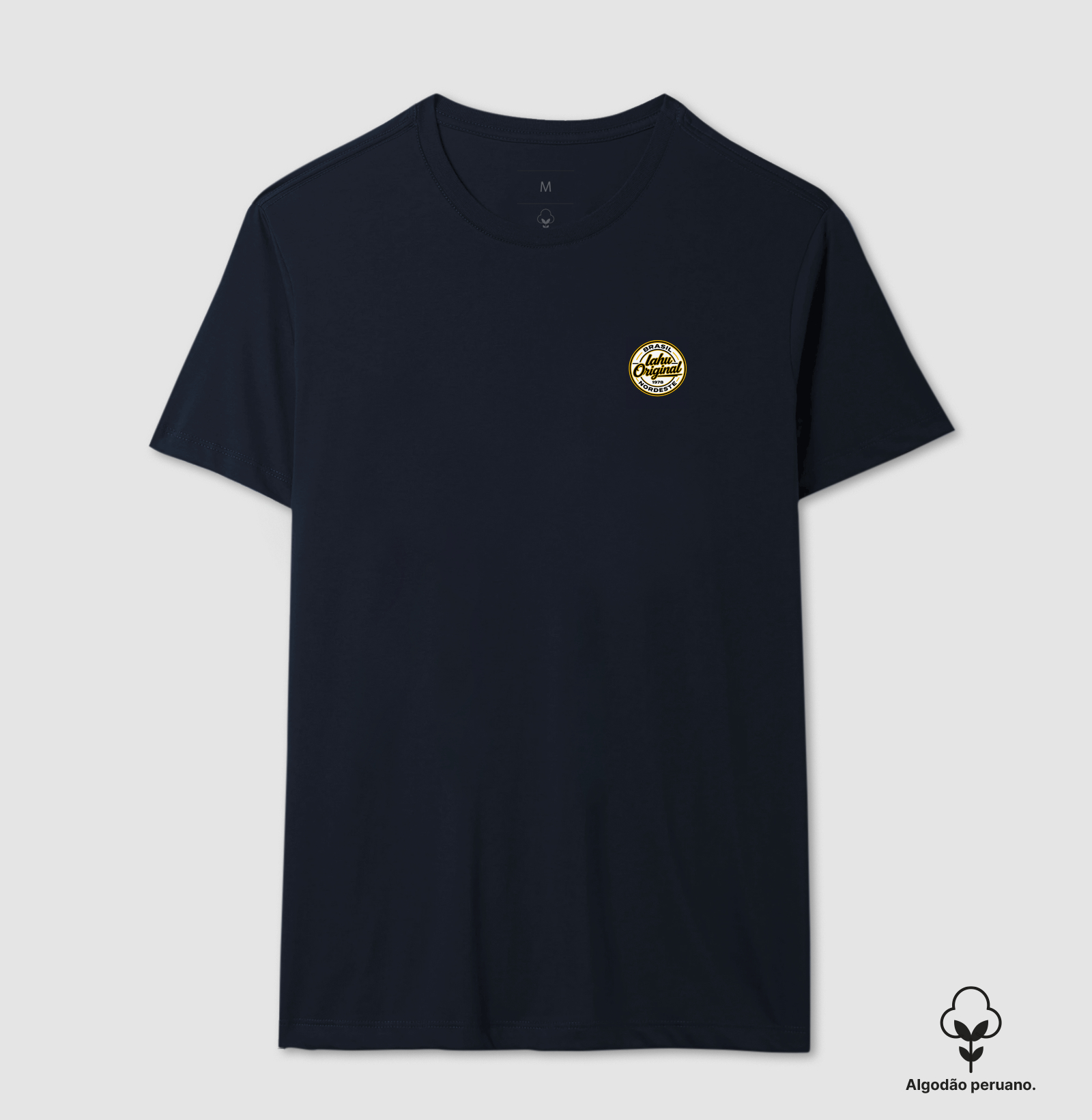 Feito para durar e se destacar:  Designer clássico - formato de brasão circular, linhas marcantes, letras com personalidade, cores ouro e preto que transmitem nobreza e solidez. - Imagem 7