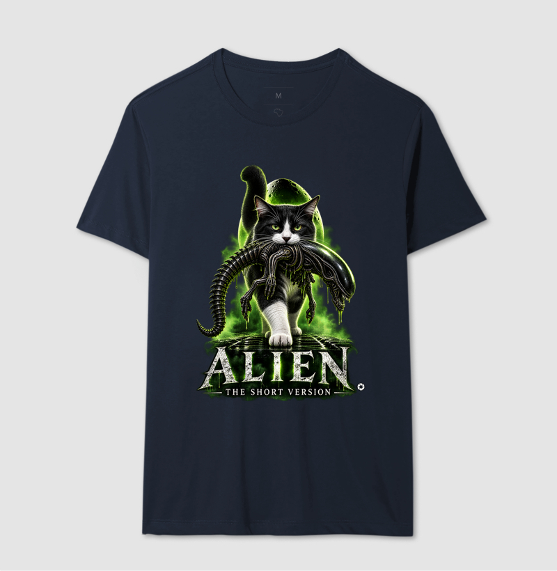 Camiseta Alien – The Short Version Gatos (frajolinha) - Imagem 6
