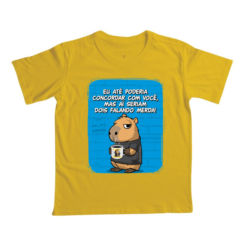 Camiseta Capivara Falando Merda - Imagem 6