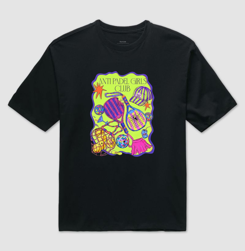 Camiseta Feminina Anti Padel Girls Club Retrô - Imagem 2