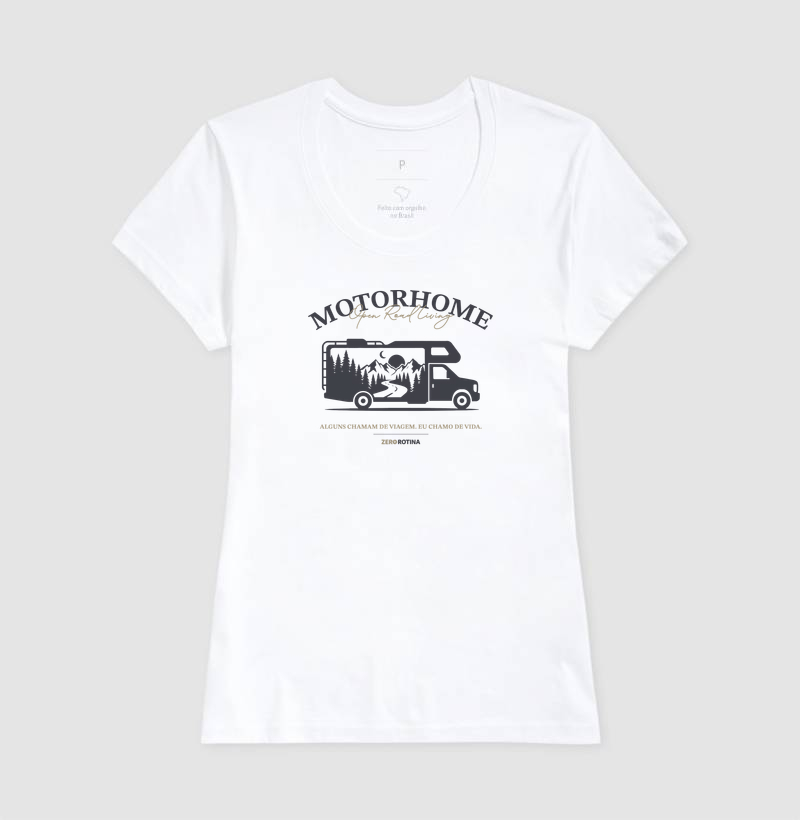 Camiseta Motorhome — Open Road Living - Imagem 5