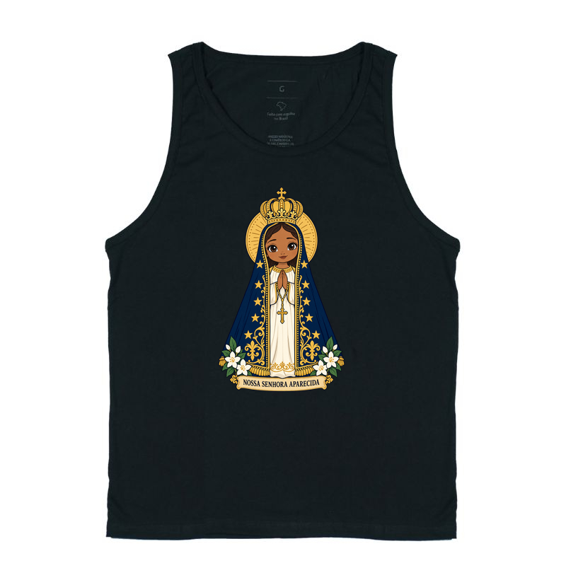 Nossa Senhora Aparecida estilo chibi - Imagem 3