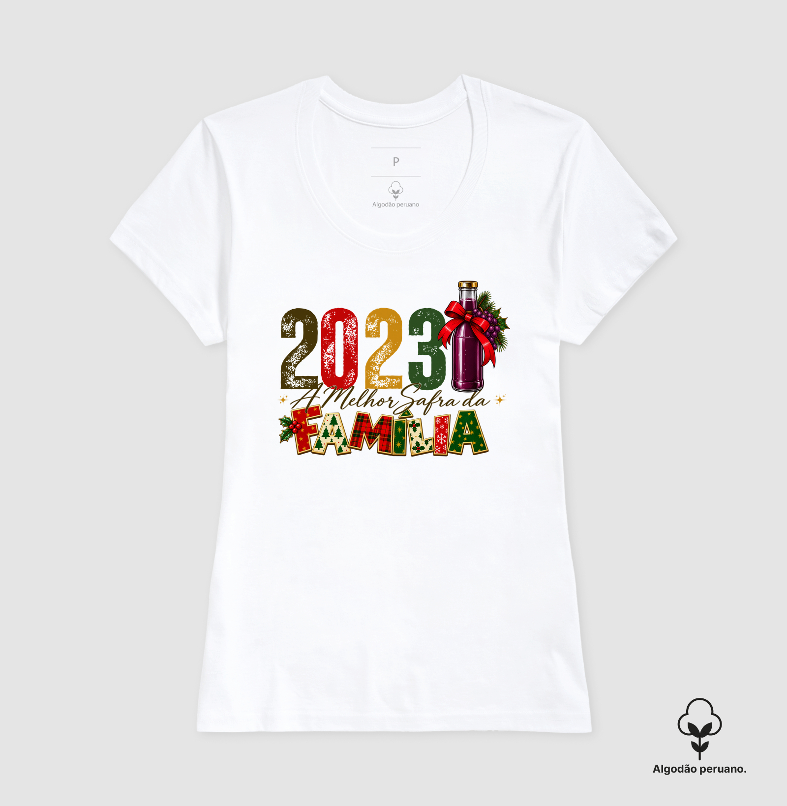 Camiseta Algodão Peruano A Melhor Safra da Família 2023 - Imagem 3