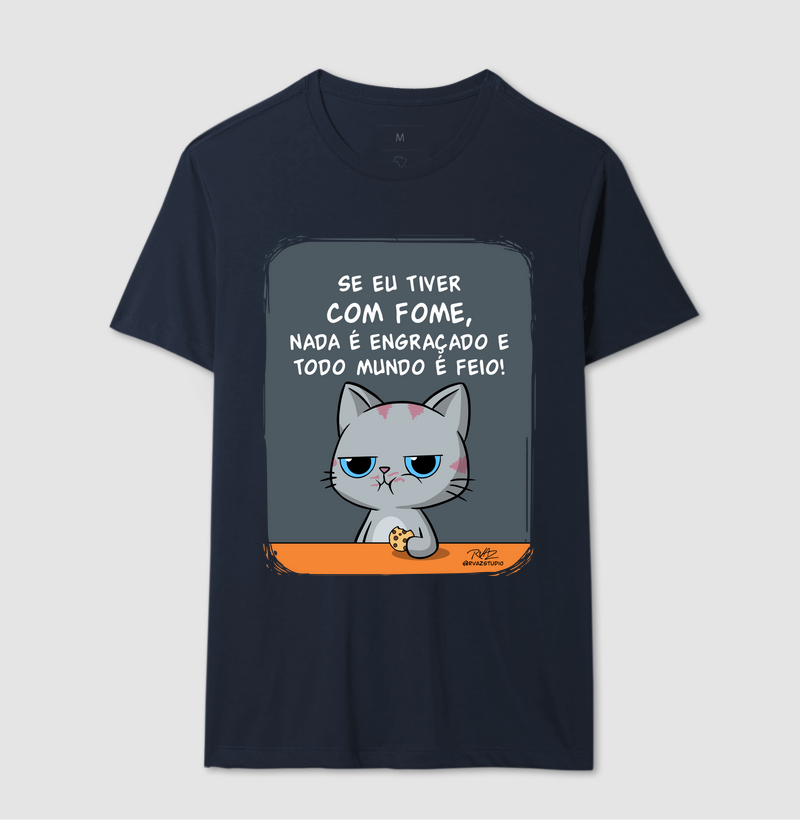 Camiseta Gato Sincero Fome - Imagem 6