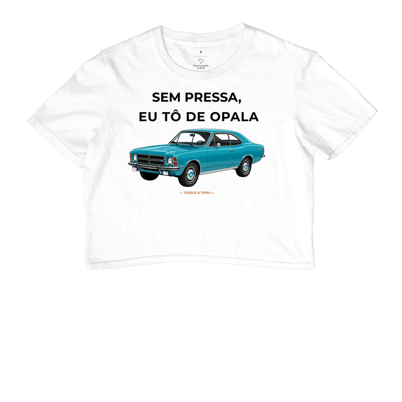 Sem pressa, eu tô de Opala - azul claro - Imagem 3