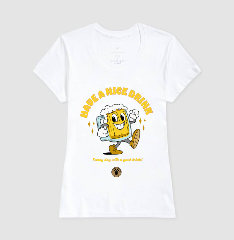 Camisa Cerveja Have a nice drink  - Imagem 5