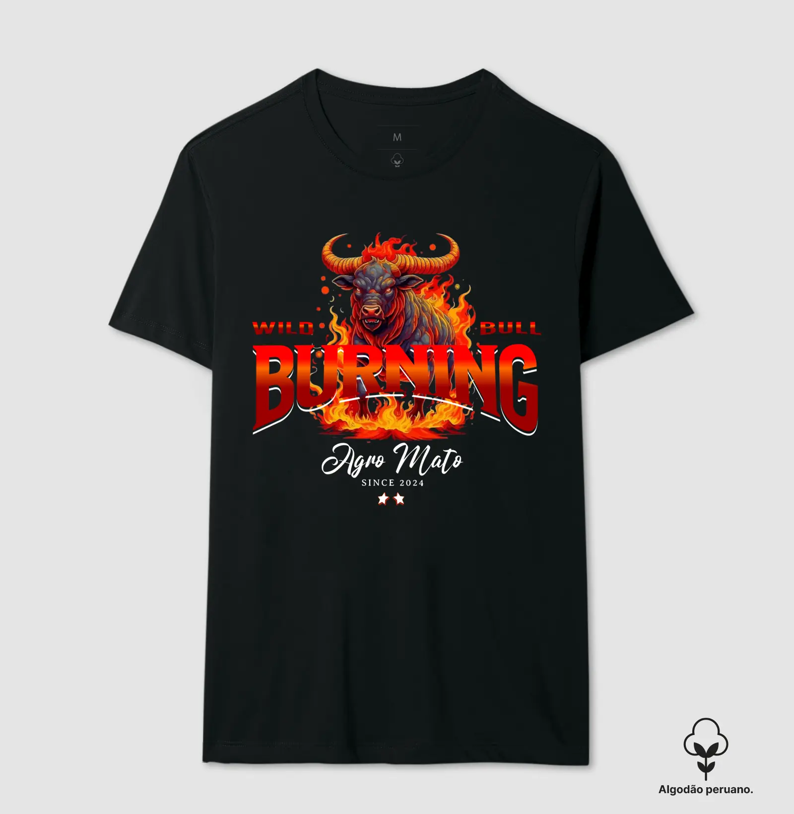 Camiseta Algodão Peruano Wild Bull - Imagem 2