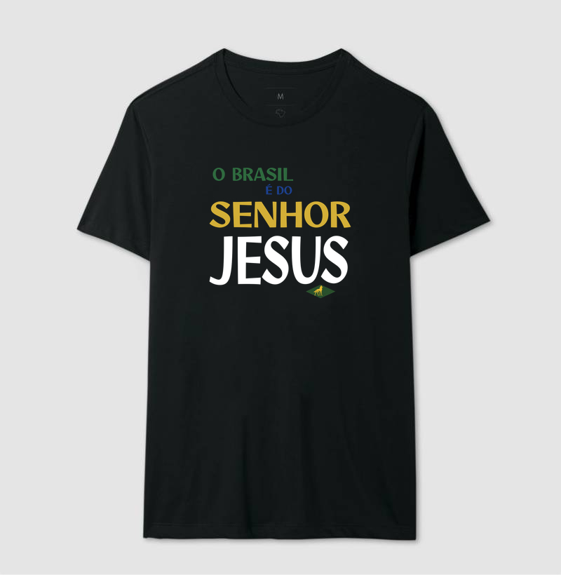 Camiseta O Brasil é do Senhor Jesus — Filhos da Pátria - Imagem 3