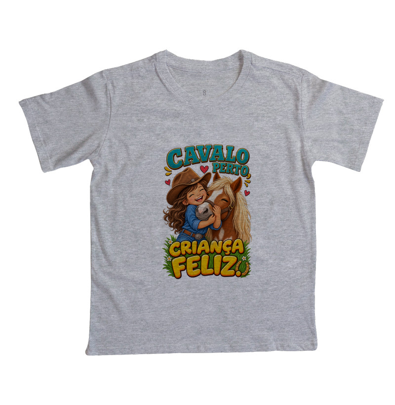 Cavalo perto, criança feliz. - Imagem 4