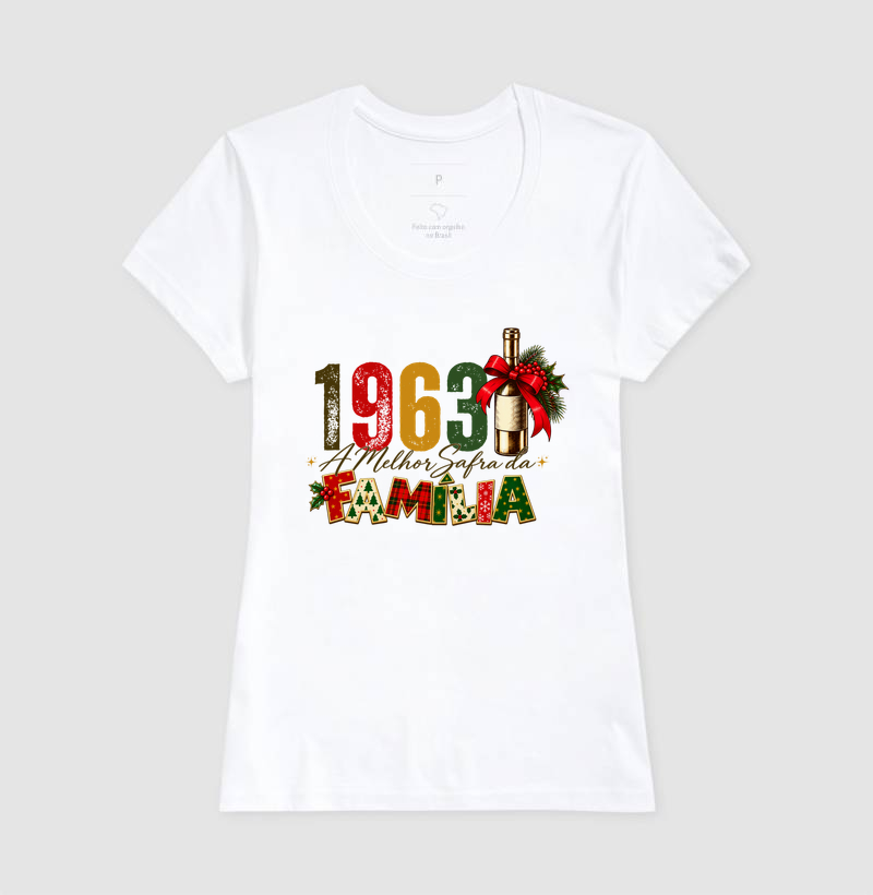 Camiseta Algodão Peruano A Melhor Safra da Família 1963 - Imagem 3