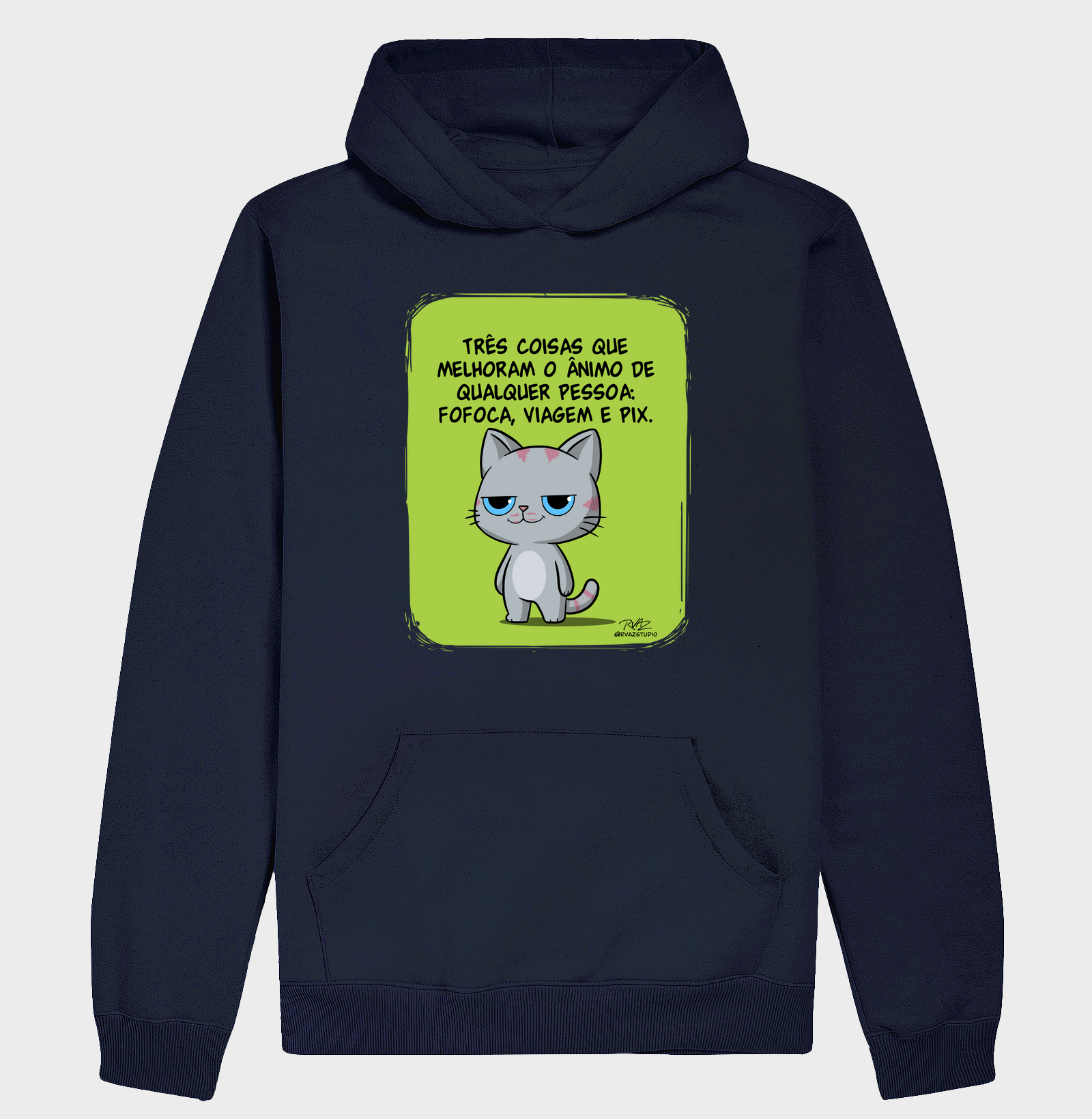 Camiseta Gato Sincero Fofoca Viagem e Pix - Imagem 4
