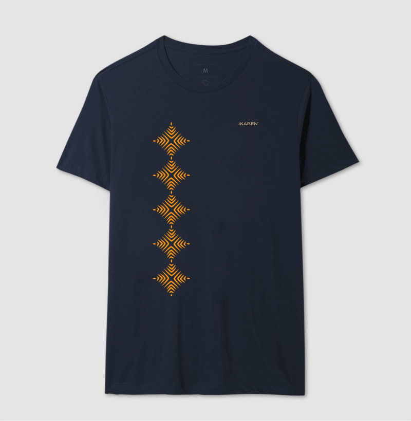 T-shirt Indígena- Grafismo Tsamata Piruara – A Escama que Guarda o Movimento do Rio - Imagem 6