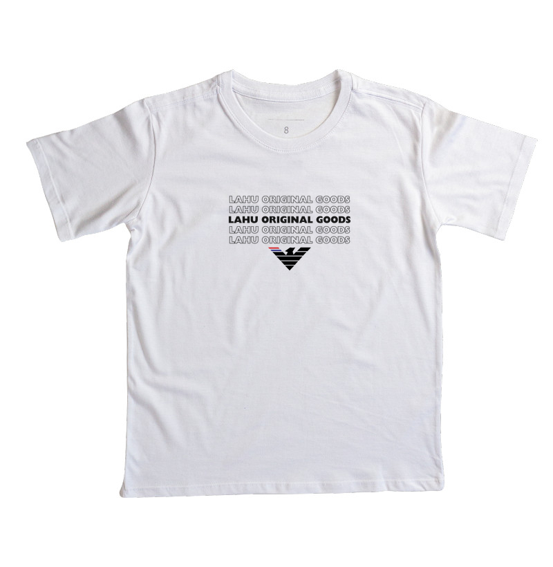 🦅 LAHU ORIGINAL GOODS | A Essência da Identidade Absoluta A estampa LAHU ORIGINAL GOODS é a expressão máxima da autenticidade, da força e do orgulho de pertencer. Com um design marcante e moderno, a repetição do nome da marca cria uma composição poderosa que simboliza consistência, confiança e a construção de um legado que atravessa gerações. - Imagem 2