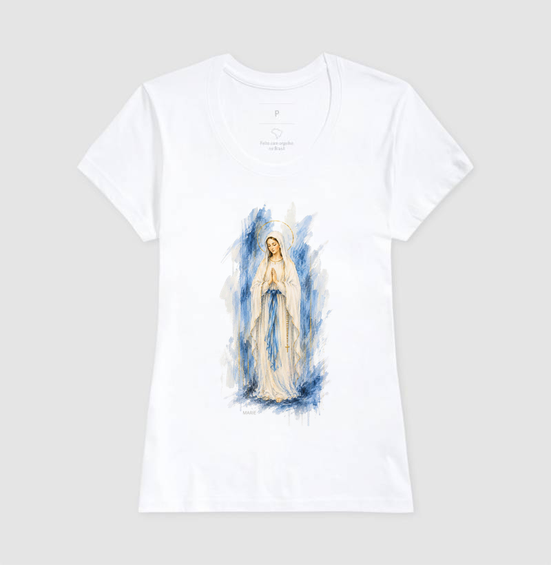 Nossa Senhora de Lourdes Pintura - Imagem 5