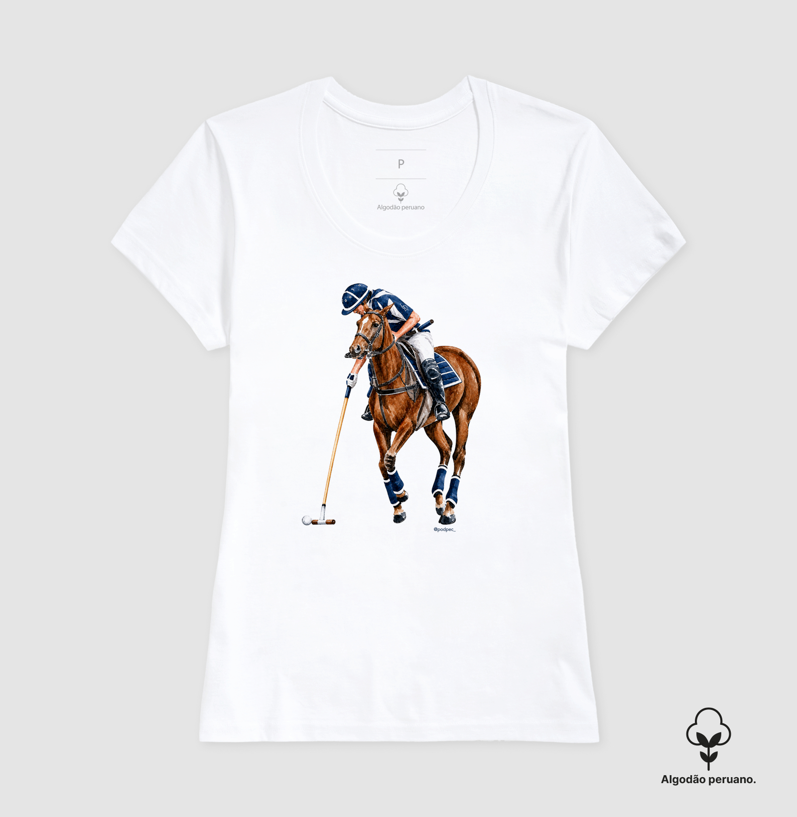Polo - Blue&White (Castanho) - Imagem 4