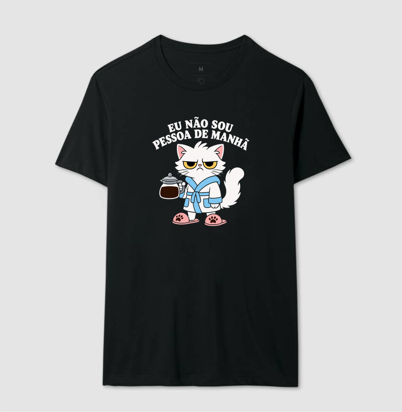 Eu Não Sou Pessoa de Manhã - Gato com Café - Imagem 3