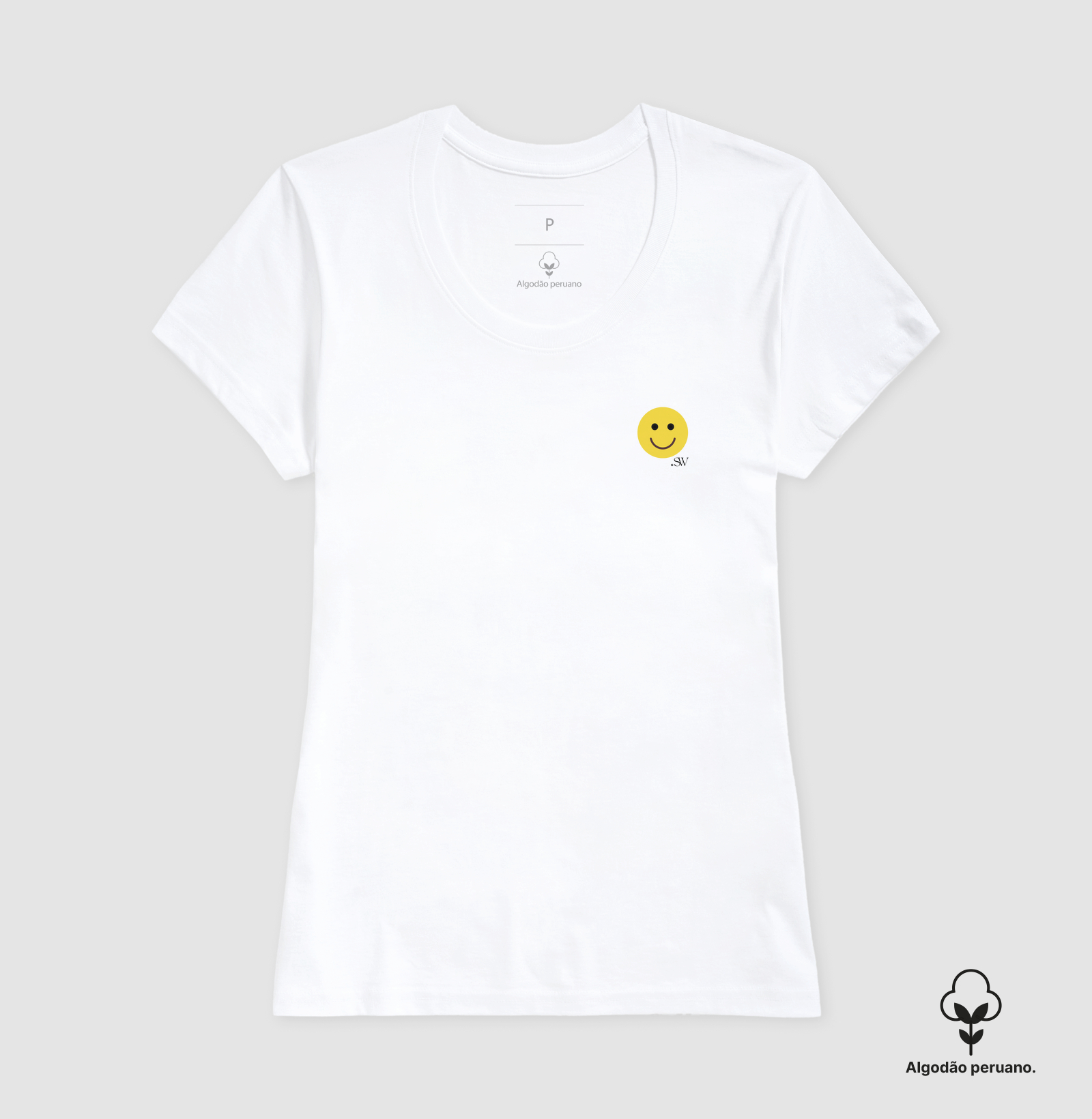Algodão Peruano | Feliz Contigo - SW 04 | Estilo Autoral e Conforto Premium Shutter Wear - Imagem 5