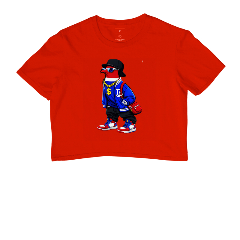 Essa arte vibrante e cheia de atitude traz um estilo com visual de rua, combinando moda hip-hop, cores marcantes e confiança total. - Imagem 7