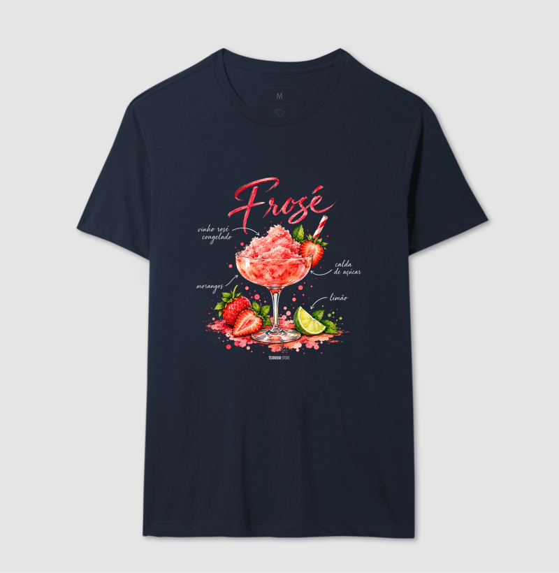 Camiseta Frosé – Drink com Vinho Rosé e Morango - Imagem 6