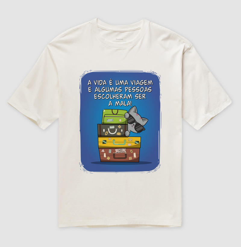 Camiseta Gato Sincero Mala - Imagem 4