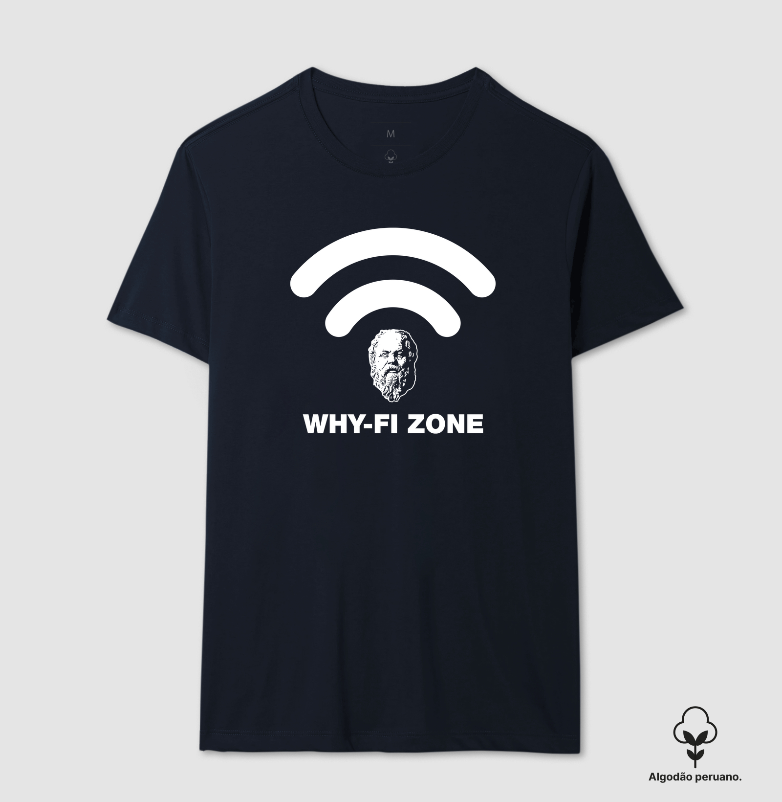Camiseta Algodão Peruano Why-Fi Zone - Imagem 2