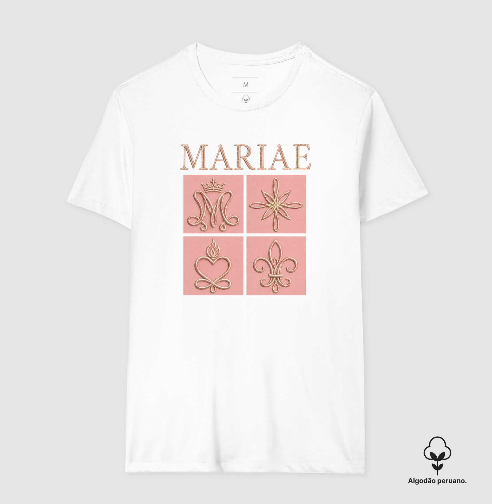 Mariae simbols - algodão peruano - Imagem 2