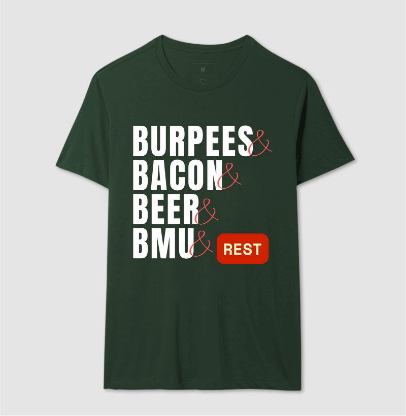Burpees, Bacon, Beer, BMU - (Cores variadas) - Imagem 6