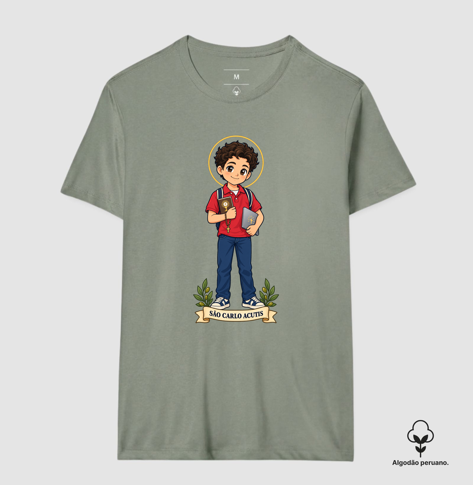 São Carlo Acutis - estilo chibi - Imagem 3