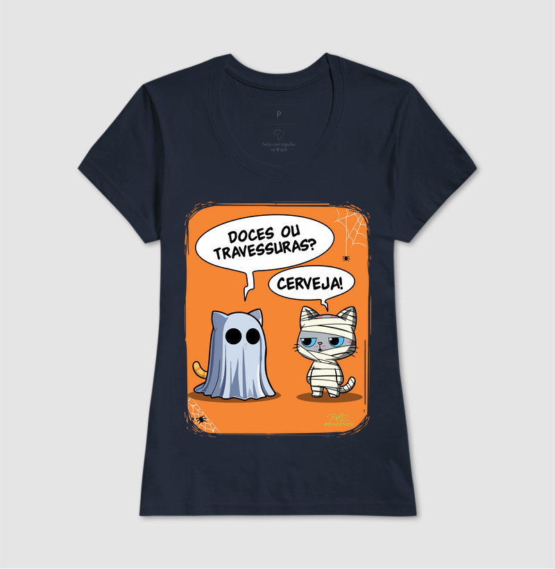 Camiseta Gato Sincero Halloween - Imagem 7