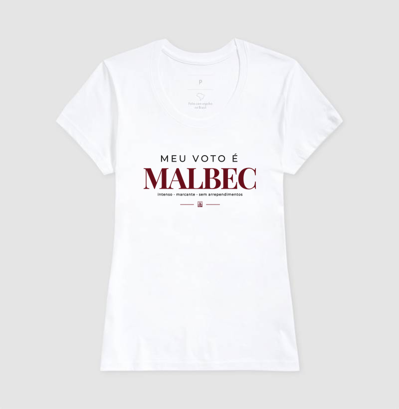 Camiseta “Meu Voto é Malbec” – Minimal Wine - Imagem 5