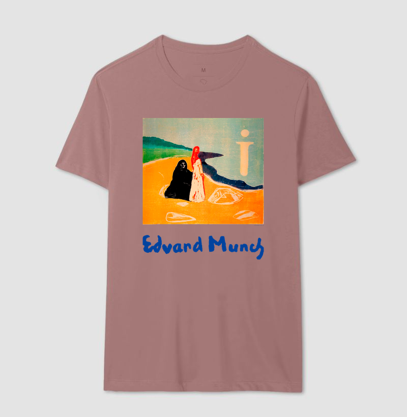 Camiseta Edvard Munch Duas Mulheres Na Praia - Imagem 16