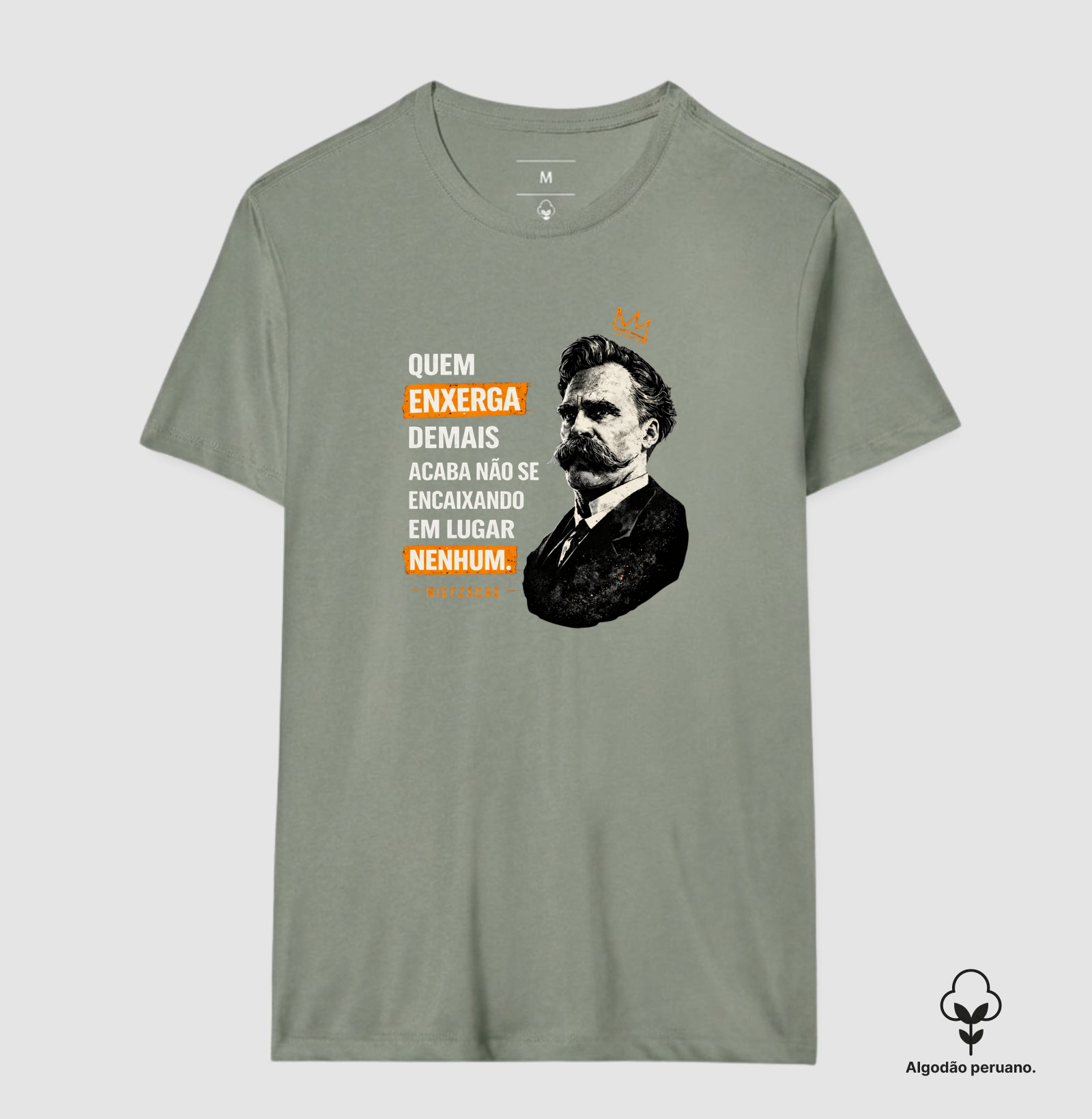 Filosofia Frase de Nietzsche "Quem enxerga demais" - Imagem 5